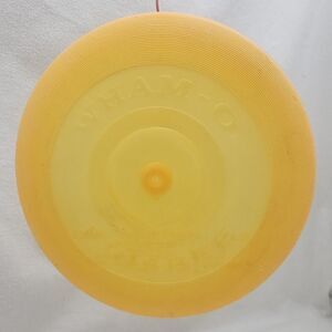 Frisbee Wham-O Flying Disc Orange MFG San Gabriel Calif Mold #13 Vintage 1966